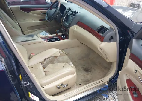 2007 Lexus Ls 460 из США, поврежденный, VIN JTHBL46F375047621